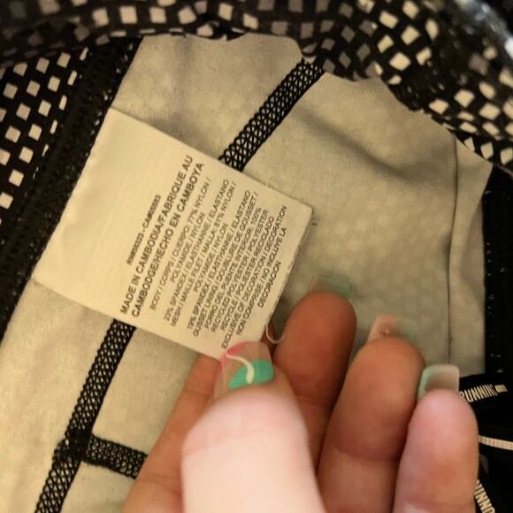 Nike Dri-Fit Speckled Black Compression Full Length Leggings Size Small - Picture 11 of 13